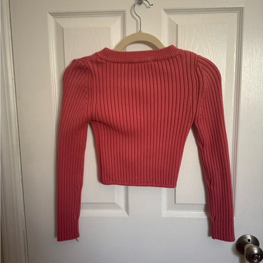 Zara Ribbed Knit Sweater - Picture 2 of 3